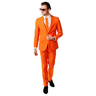 The Orange OppoSuit - A Fun Two Piece Suit Perfect For Fancy Dress