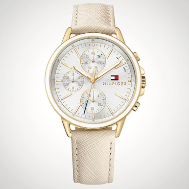 Gold-Ion Plated Tommy Hilfiger Ladies Carly Watch 1781790