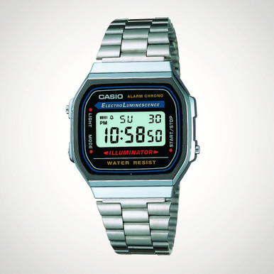 Casio Retro A-168WA-1YES Watch - Main Image