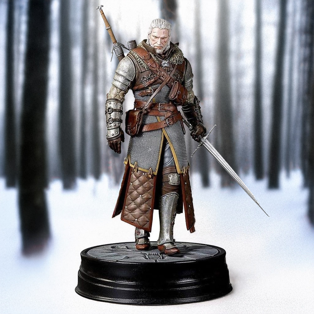 Dark Horse Dark Witcher Wild Hunt Horse Pvc Statue Geralt Grandmaster Ursine