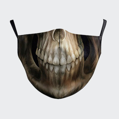 Goth Skull Face Mask