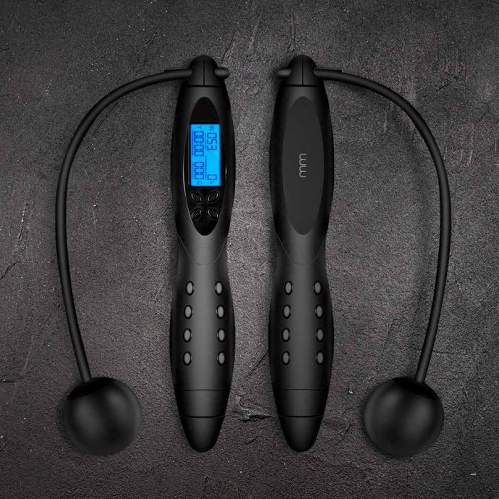 Mikamax Black Wireless Jumping Rope