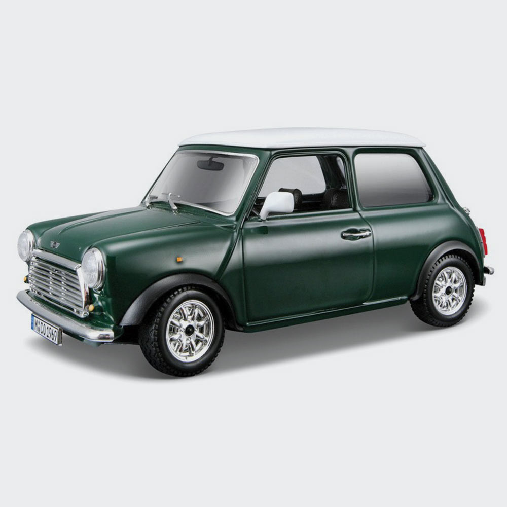 Mini Cooper Bburago 1969 Diecast Model In 1:24 Scale