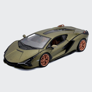 Bburago Lamborghini Sian FKP 37 Green Diecast Car 1:24