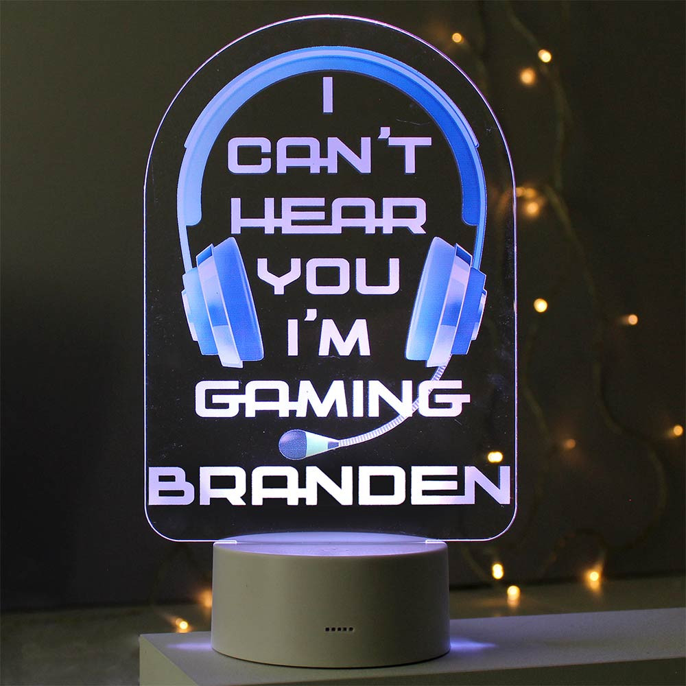 Personalised Memento Company Light Personalised Gaming Led Colour-Changing