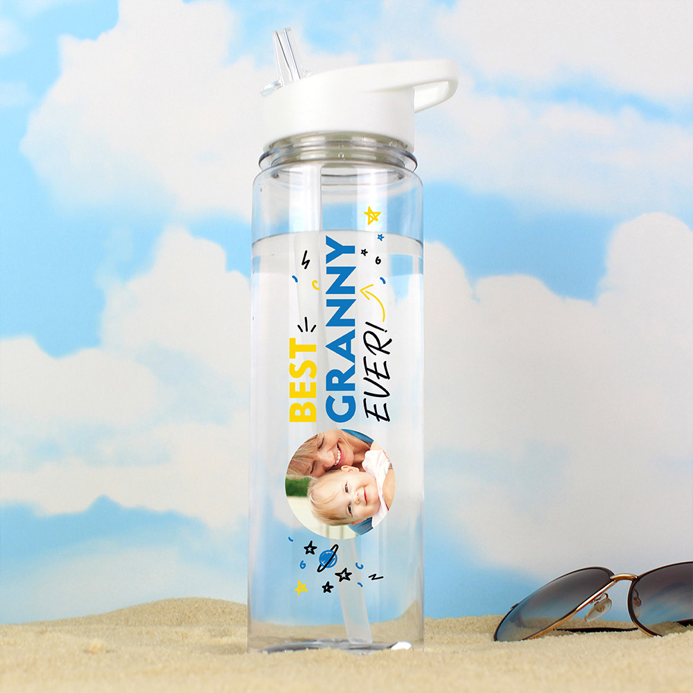 Personalised Memento Company Personalised Best Ever Photo Upload Water Bottle