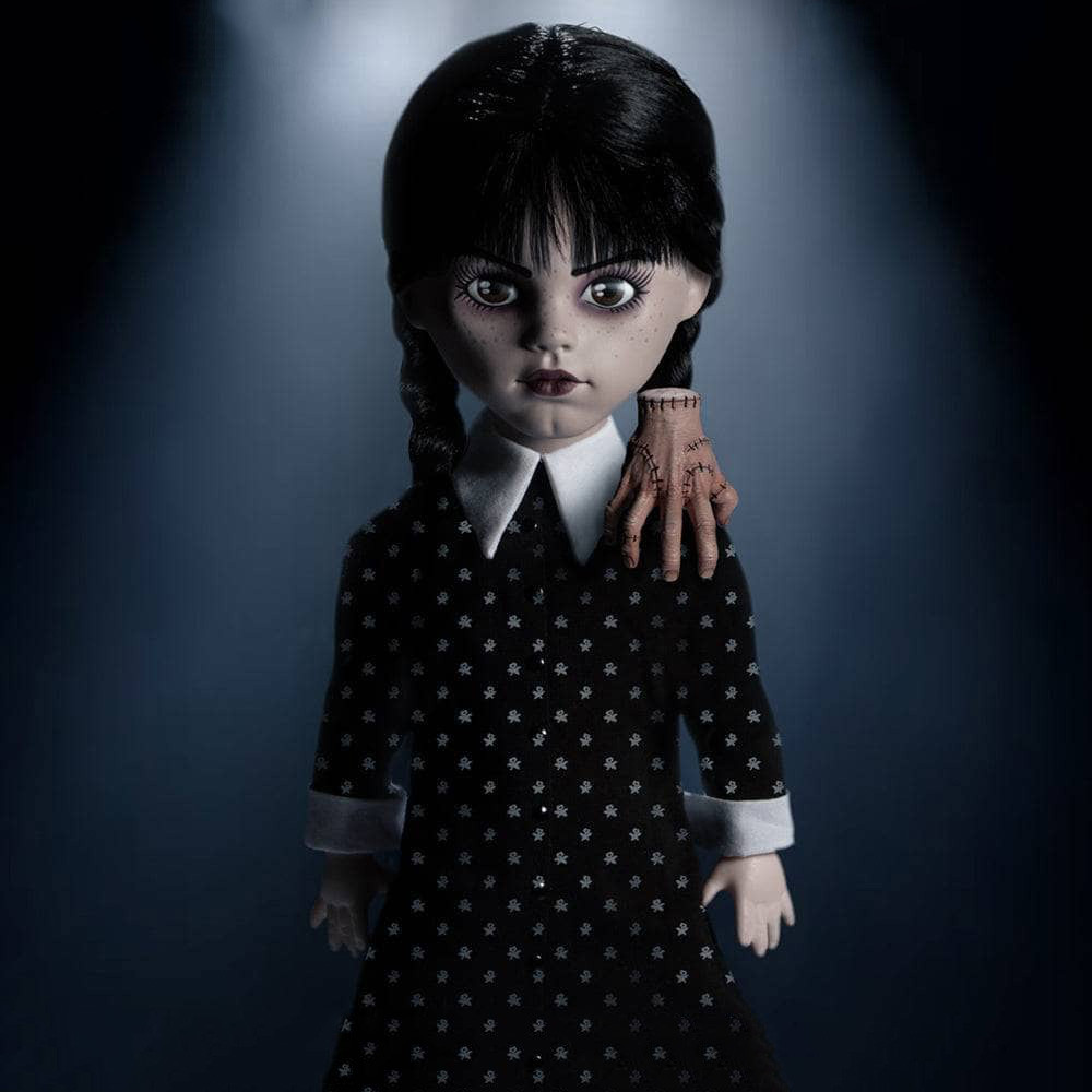 The Addams Family 10” Wednesday and Thing Living Dead Doll The Addams Family 10” Wednesday and Thing Living Dead Doll