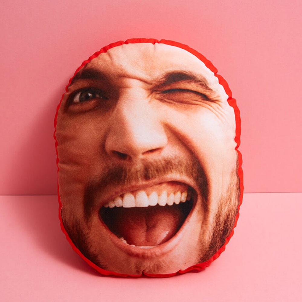 Image of Personalised Face Cushion - Double Sided