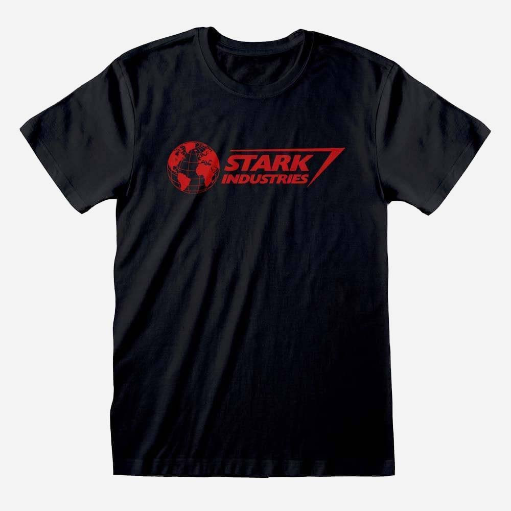 marvel iron man stark industries logo t-shirt