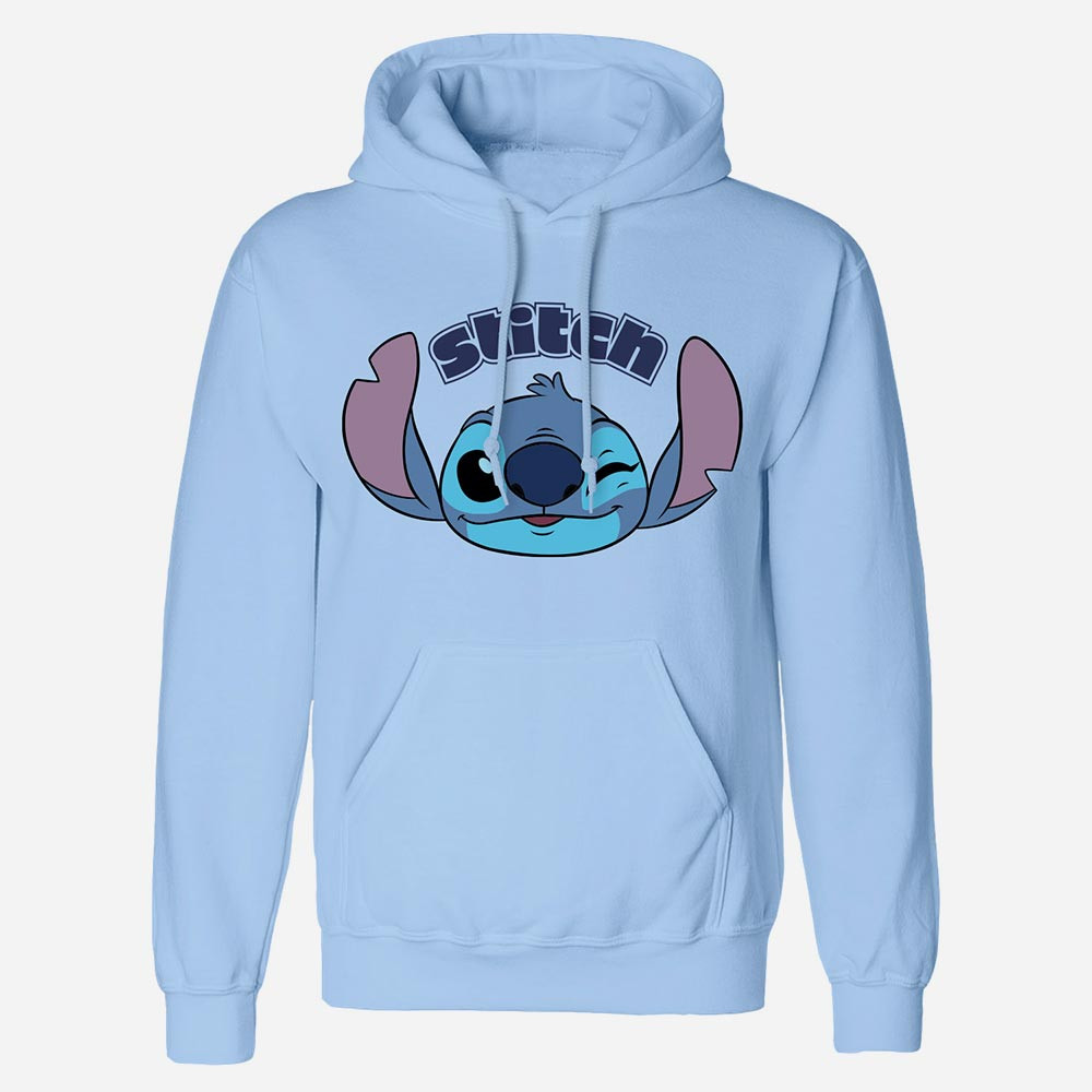 lilo & stitch cute face stitch hoodie