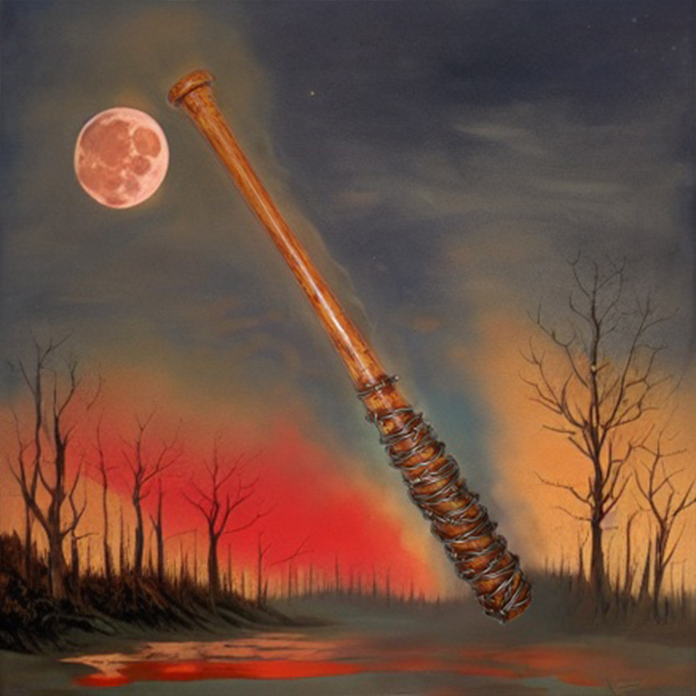 The Walking Dead Deluxe Replica Lucille Barbed Bat The Walking Dead Deluxe Replica Lucille Barbed Bat
