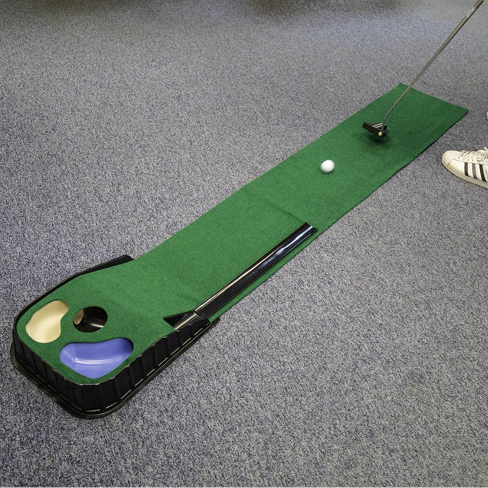 Longridge Green Putt N Hazard Golf Shooting Practice Putting Mat