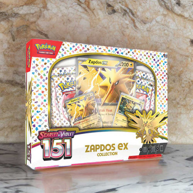 Pokemon Scarlet & Violet 151 Zapdos EX Collection Box