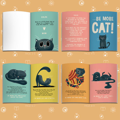 Personalised Be More Cat Book