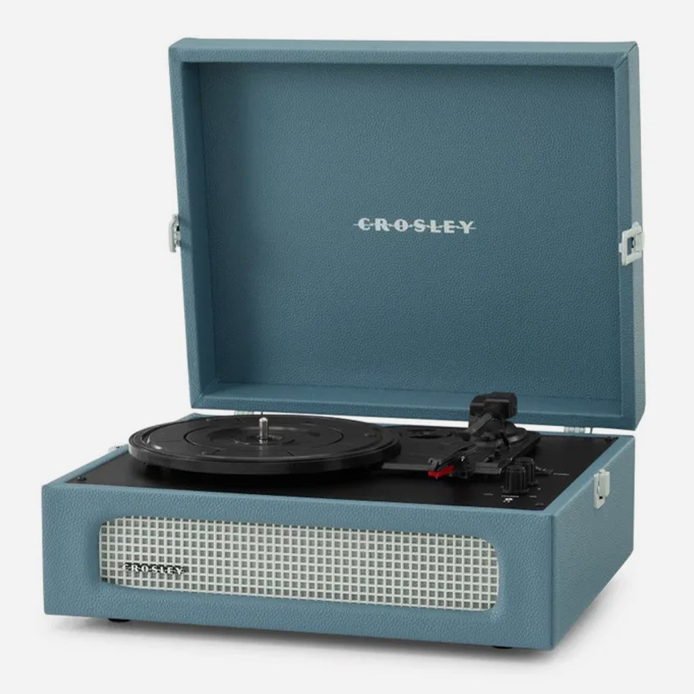 Crosley Voyager Record Player – Washed Blue
