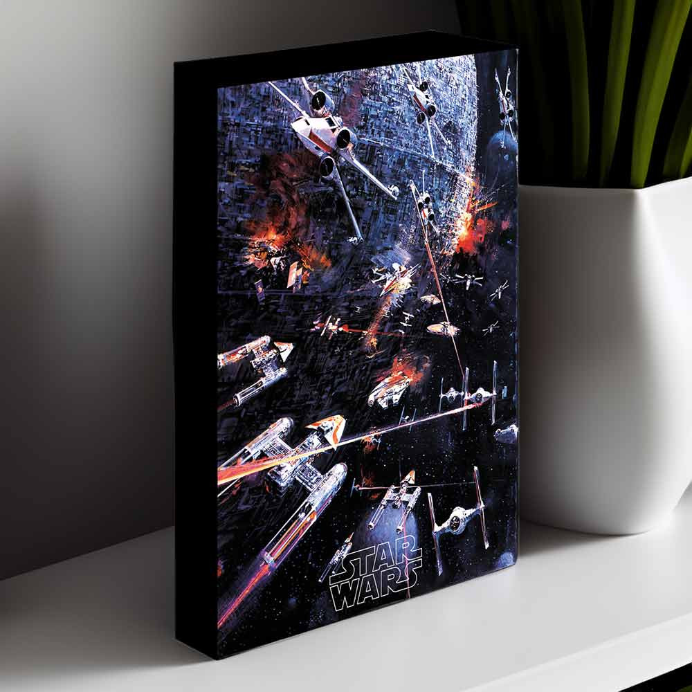 Star Wars Death Assault Light Up Canvas – 30 x 40 cm Star Wars Death Assault Light Up Canvas – 30 x 40 cm