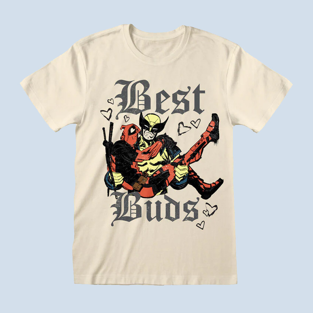 Marvel Unisex Deadpool & Wolverine: Best Bubs T-Shirt XX-Large