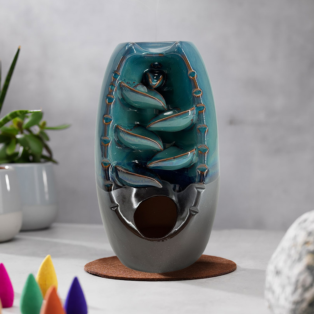 Well Being Wellbeing Cascading Smoke Incense Burner