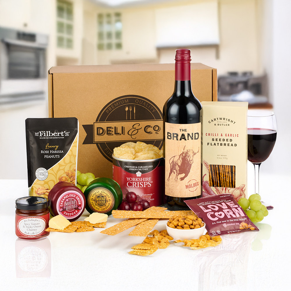 Spicers Of Hythe Red Wine And Cheese Hamper