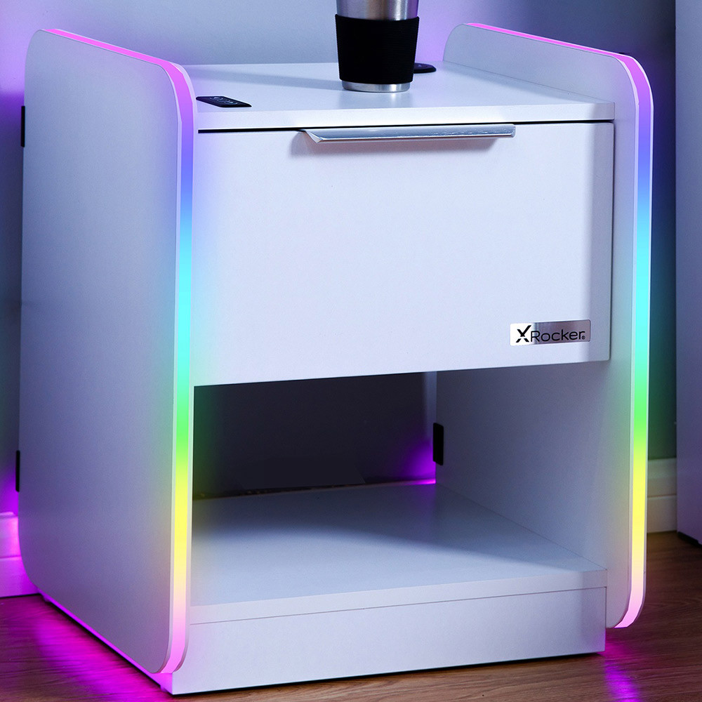 Electra LED Bedside Table with Wireless Charging