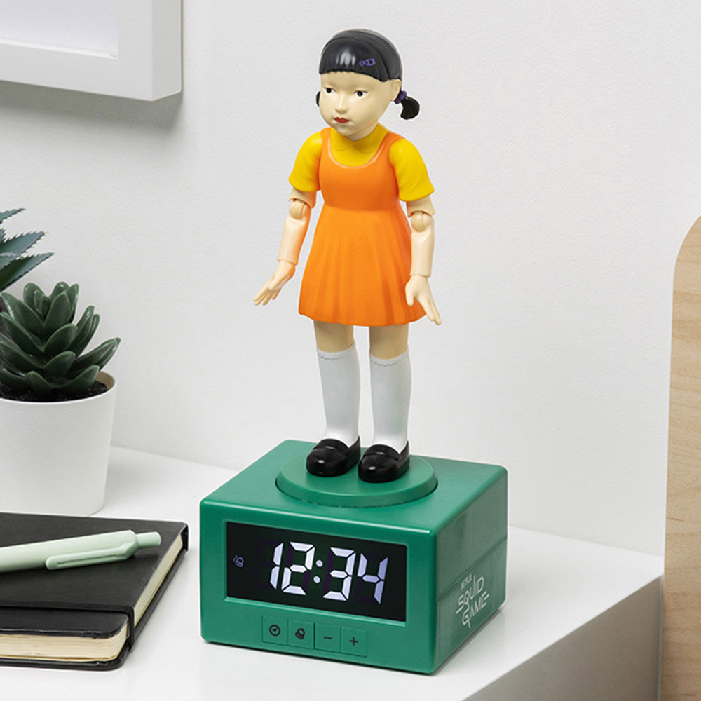 Netflix Red/Light/Green Squid Game Spirits Young Hee Alarm Clock