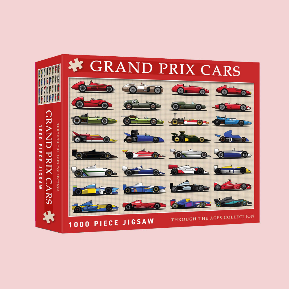 Coach House Partners Limited Grand Prix Cars 1000 Piece Jigsaw Puzle