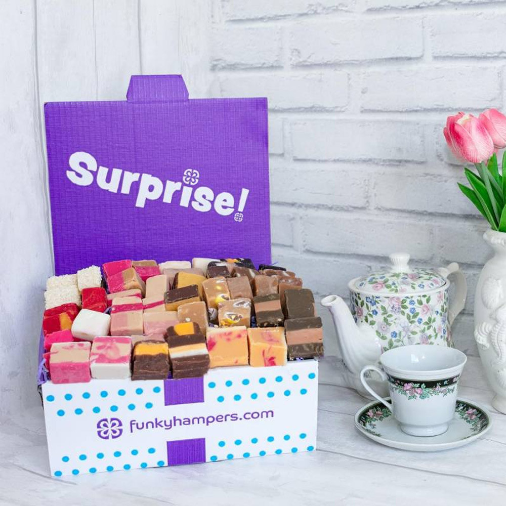 Funky Hampers Cream Funky Fudge Box
