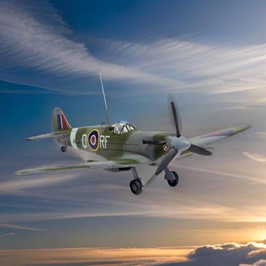 Set Da 4 Sottobicchieri Supermarine Spitfire RAF - Retro In Sughero, Finitura Lucida - 9,5x9,5 Cm - Regalo Per Piloti E Appassionati Di Aviazione - Legends Of The Sky