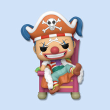 One Piece Buggy on Chair Deluxe Funko Pop! Vinyl Figure