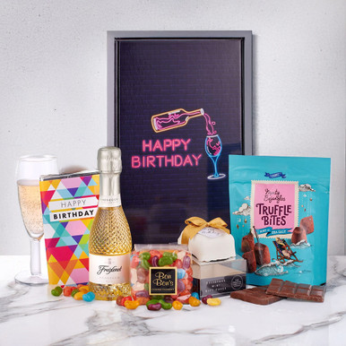 Fizz Hamper Happy Birthday with Fizz Gift Hamper