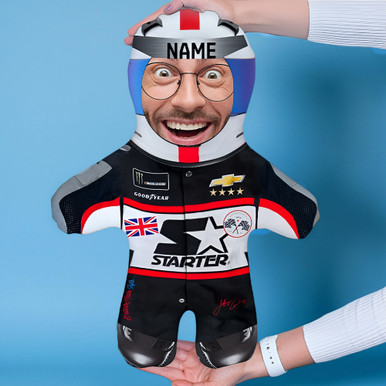Personalised Mini Me - Race Driver Black | Menkind