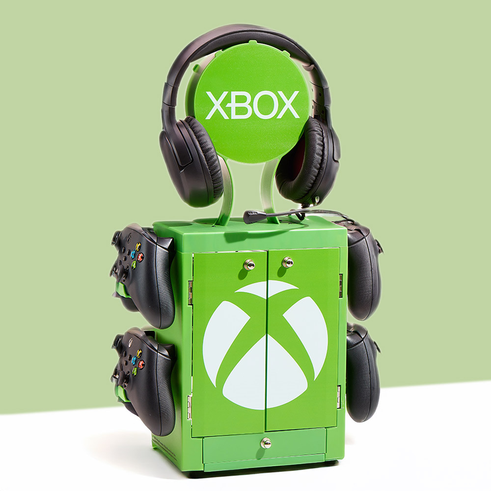 Xbox Green and White Gaming Locker
