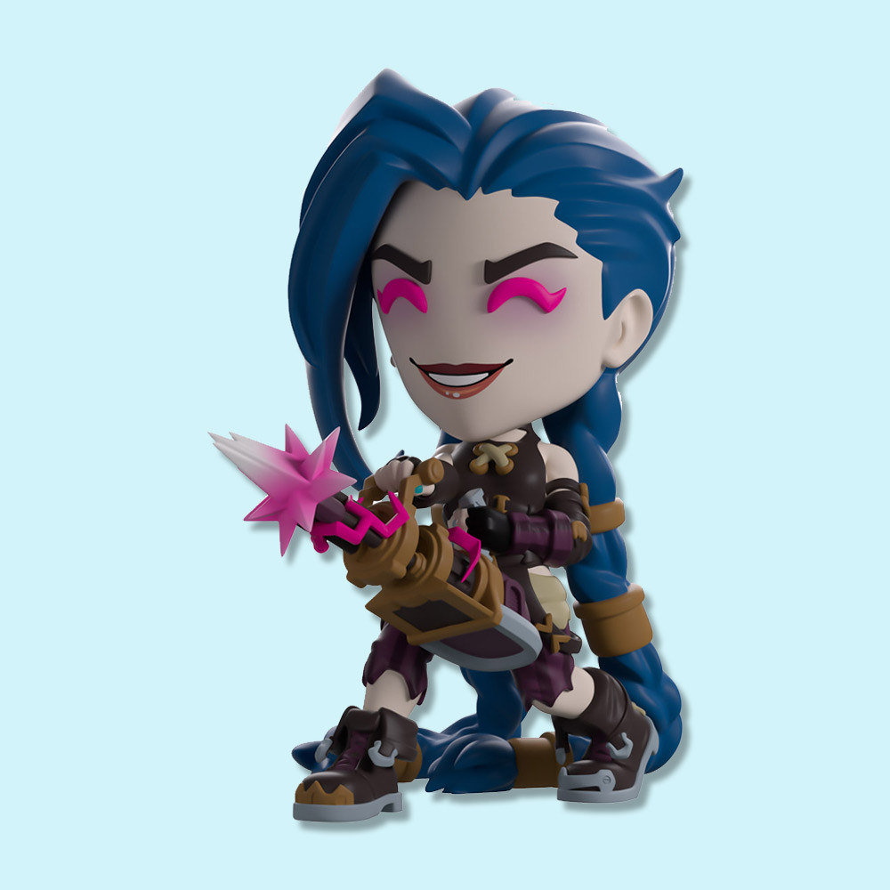 Riot Games Pink/Dark Arcane Jinx Youtooz Figure