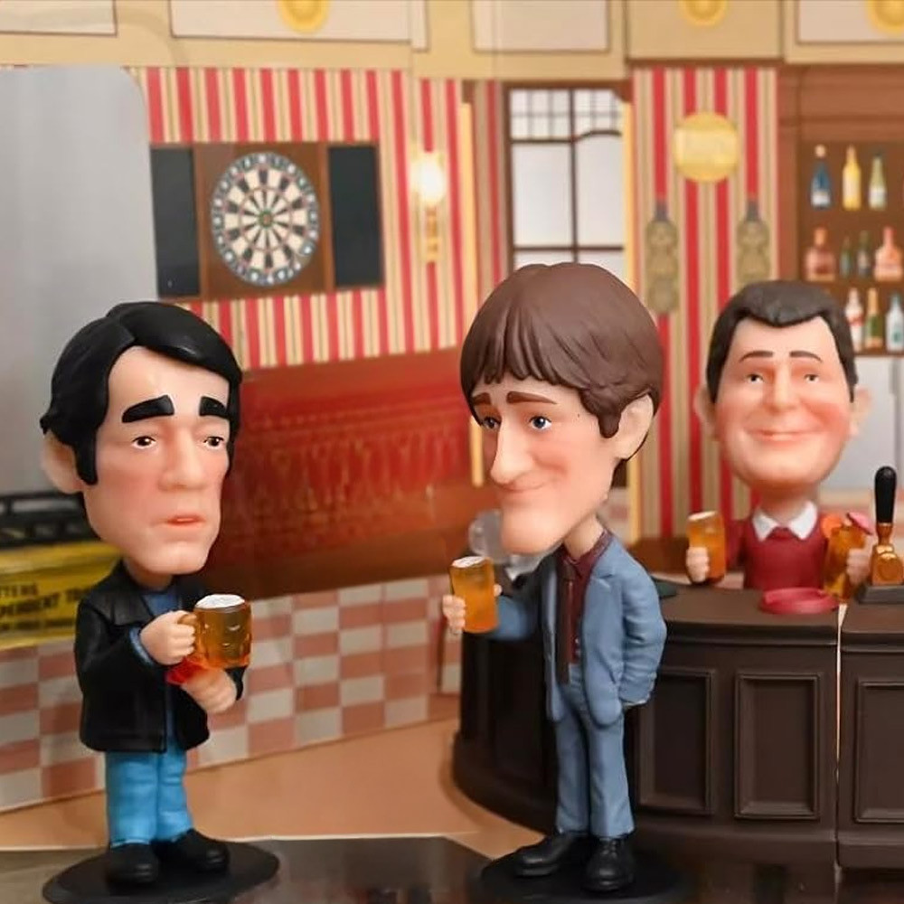 Bbc Only Fools And Horses Rodney, Trigger & Mike Bobbleheads