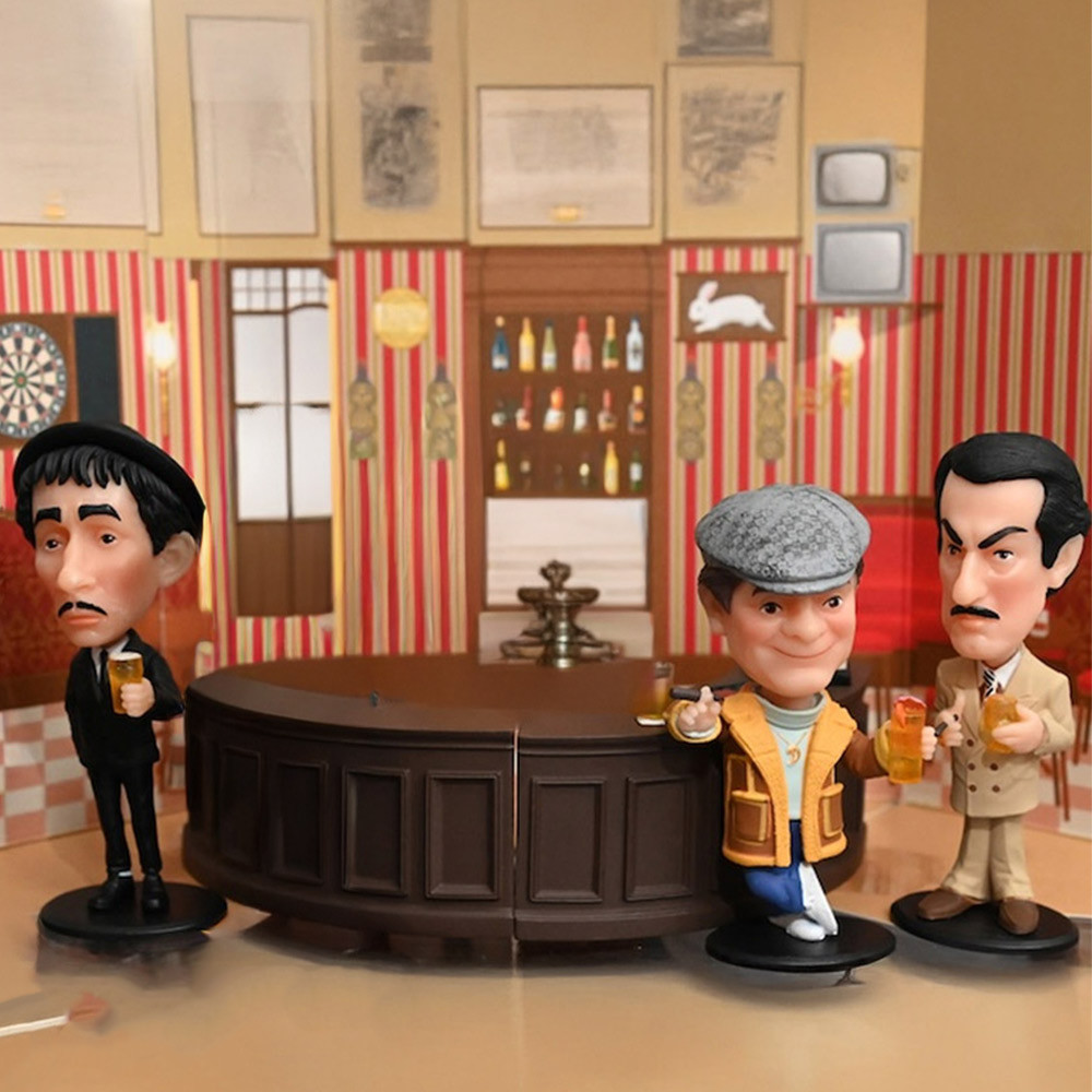 Bbc Boys Only Fools And Horses Del Cie & Mickey Bobbleheads