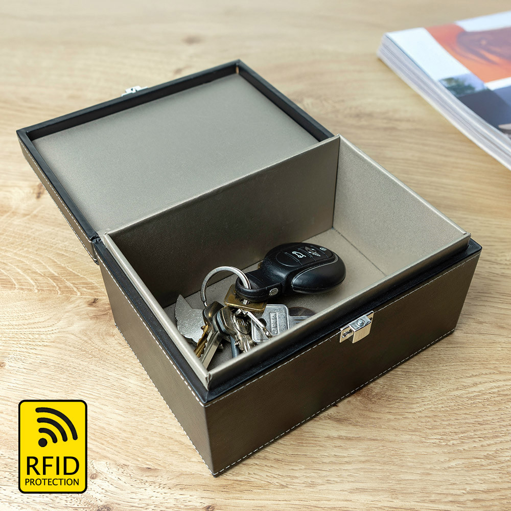 InGenious Faraday Box and Key Pouch Signal Blocking Security Set for Car Keys