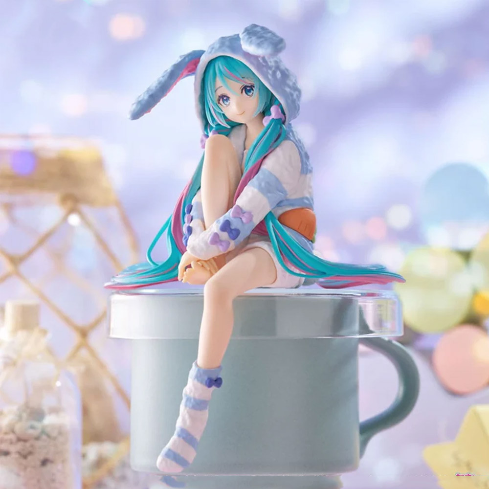 Crypton Future Media Vocaloid Noodle Stopper Hatsune Miku Rabbit Ear Hood Pajamas