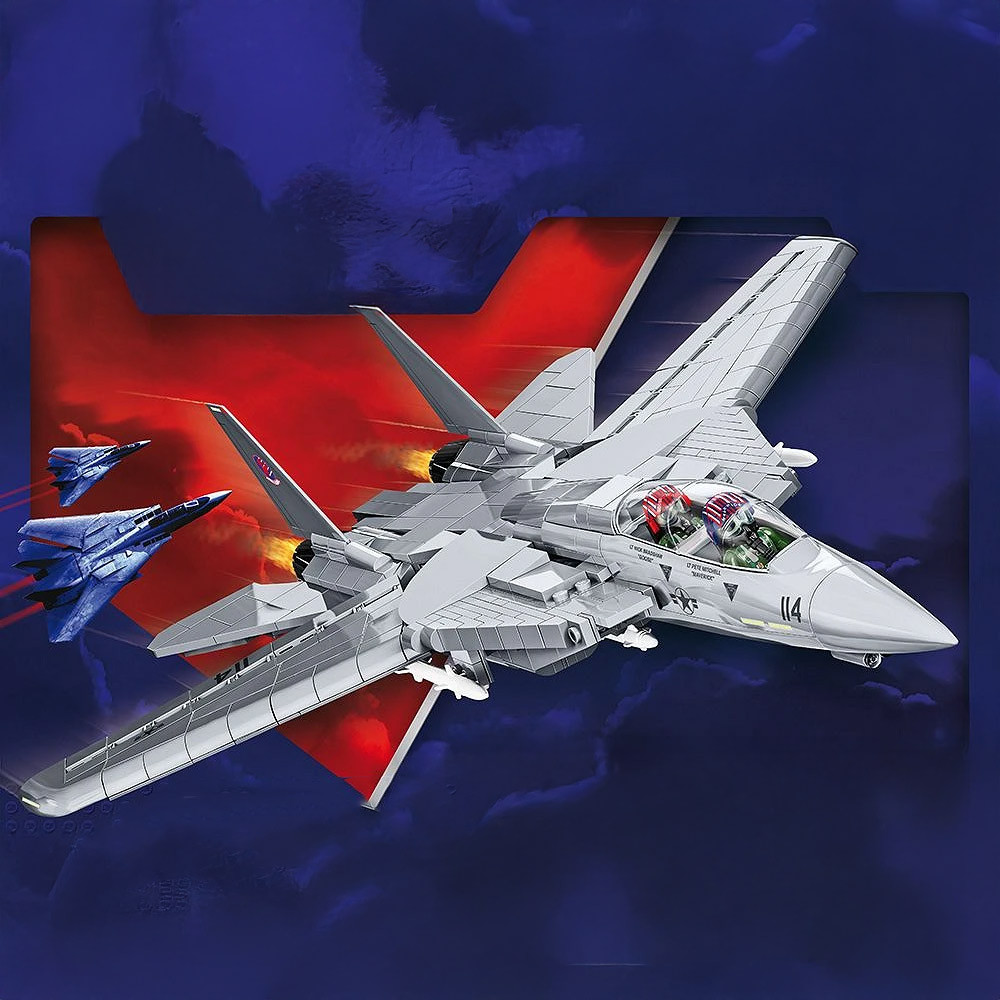 Cobi Toys Ltd Top Gun Maverick F14 Tomcat Plane Model