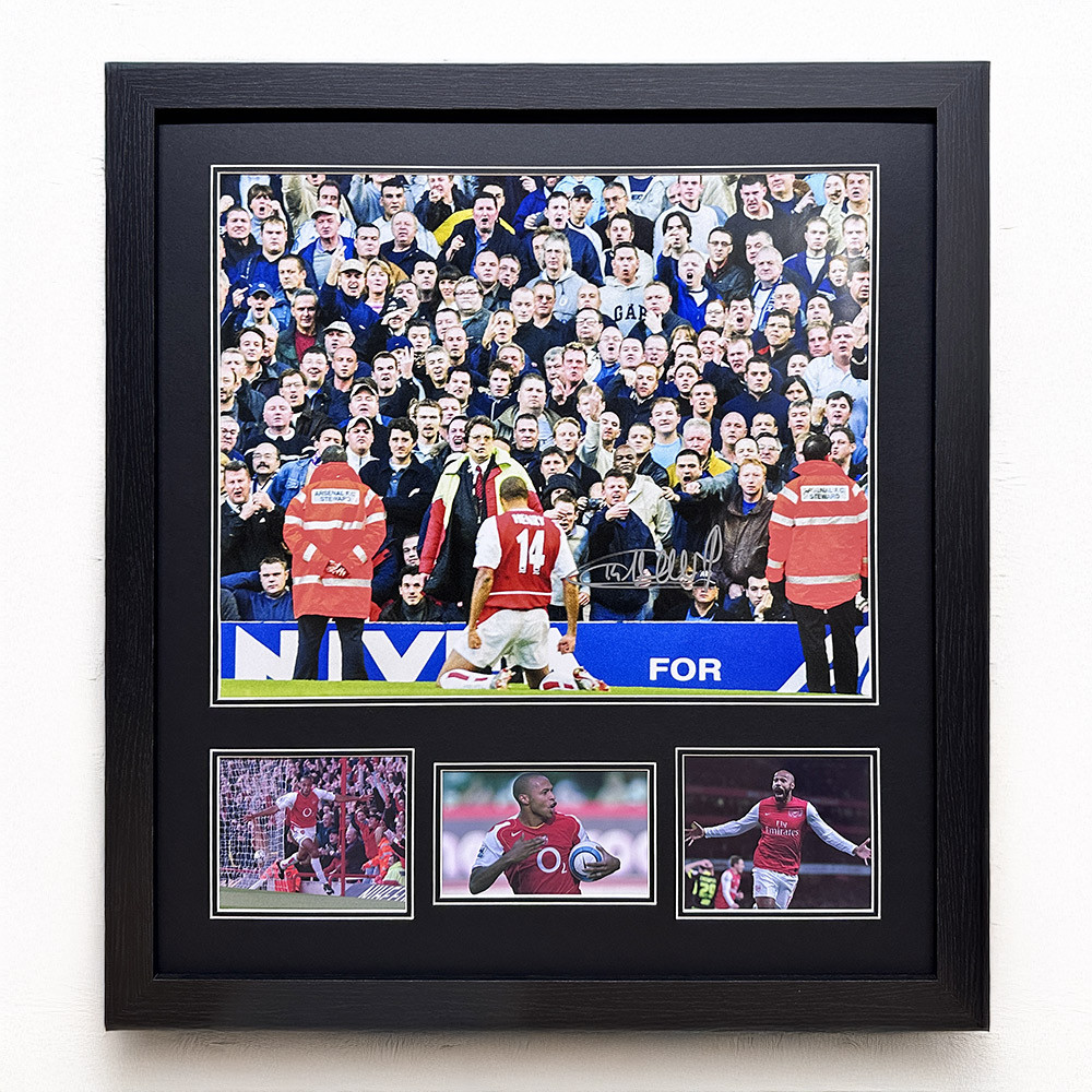 Thierry Henry Signed Arsenal Photo – Framed Thierry Henry Signed Arsenal Photo – Framed