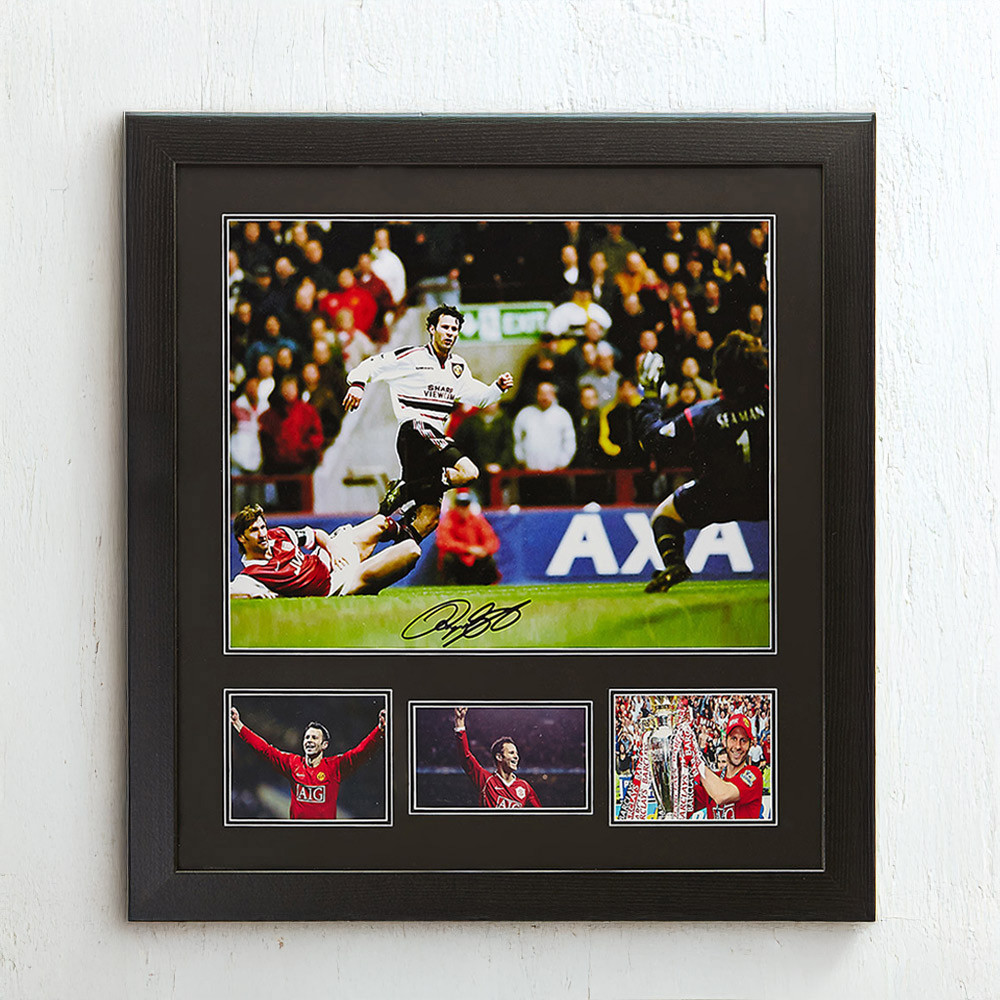 Ryan Giggs Signed Manchester United Photo – Framed Ryan Giggs Signed Manchester United Photo – Framed