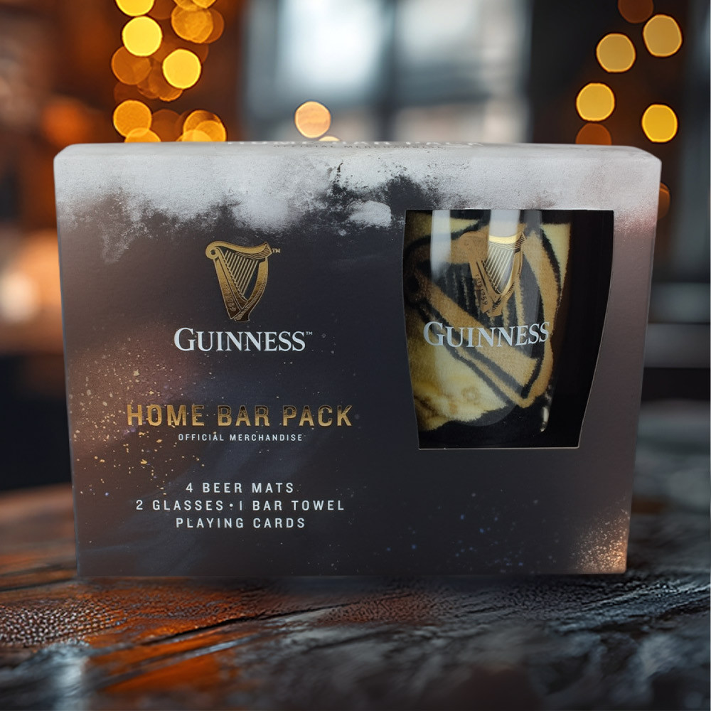 Guinness 8 Piece Home Bar Set - Clear - Image 4