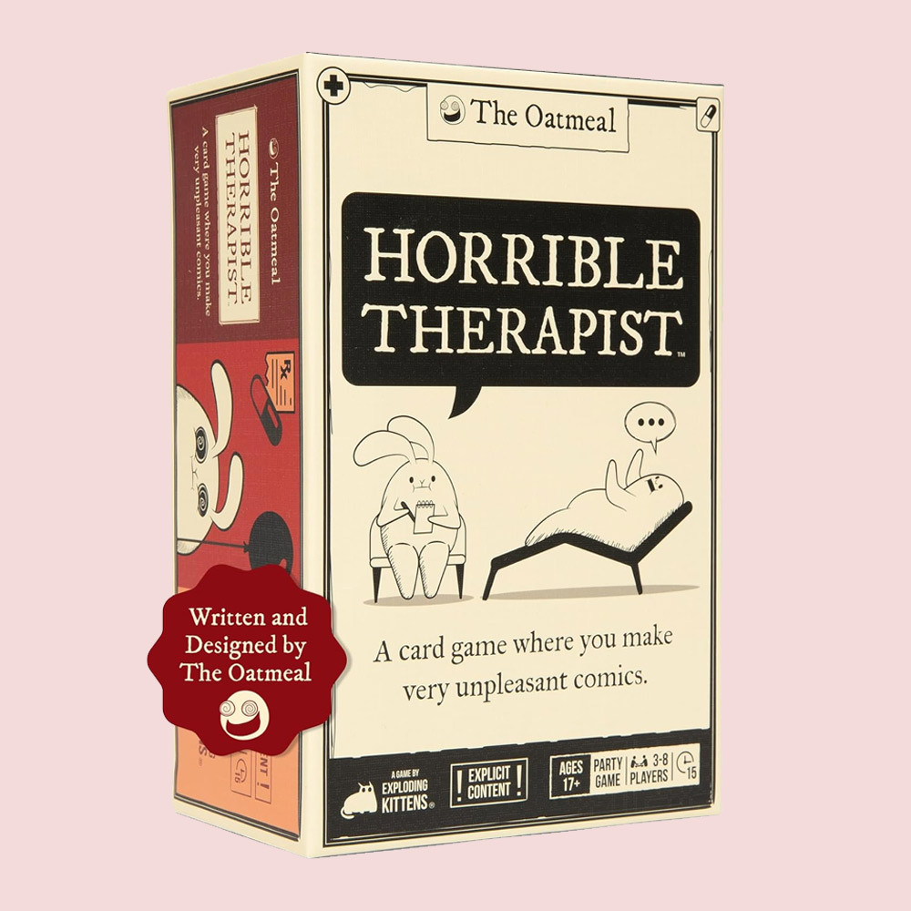 Exploding Kittens Light Horrible Therapist Game