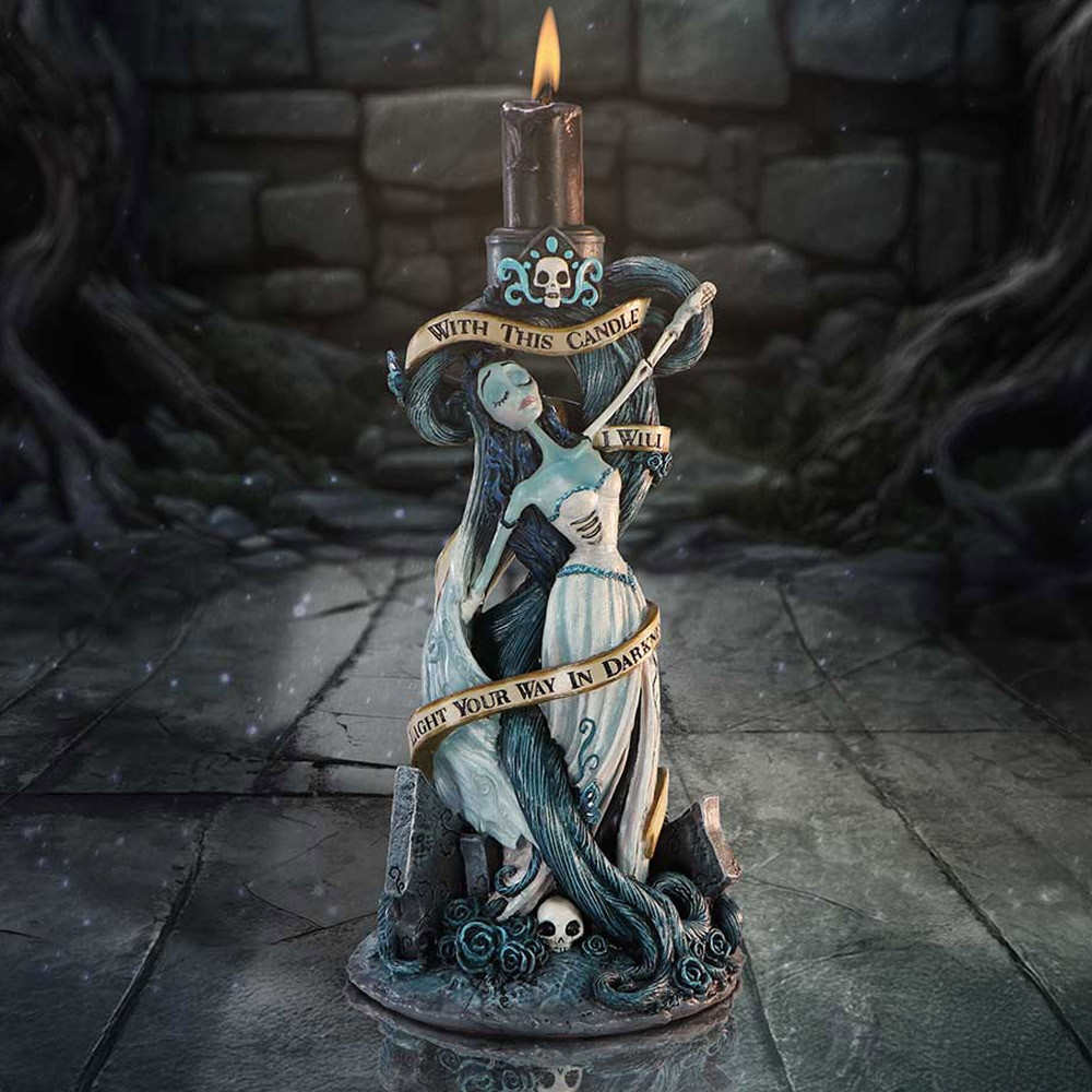 Corpse Bride Light/Blue Vow Candle Holder