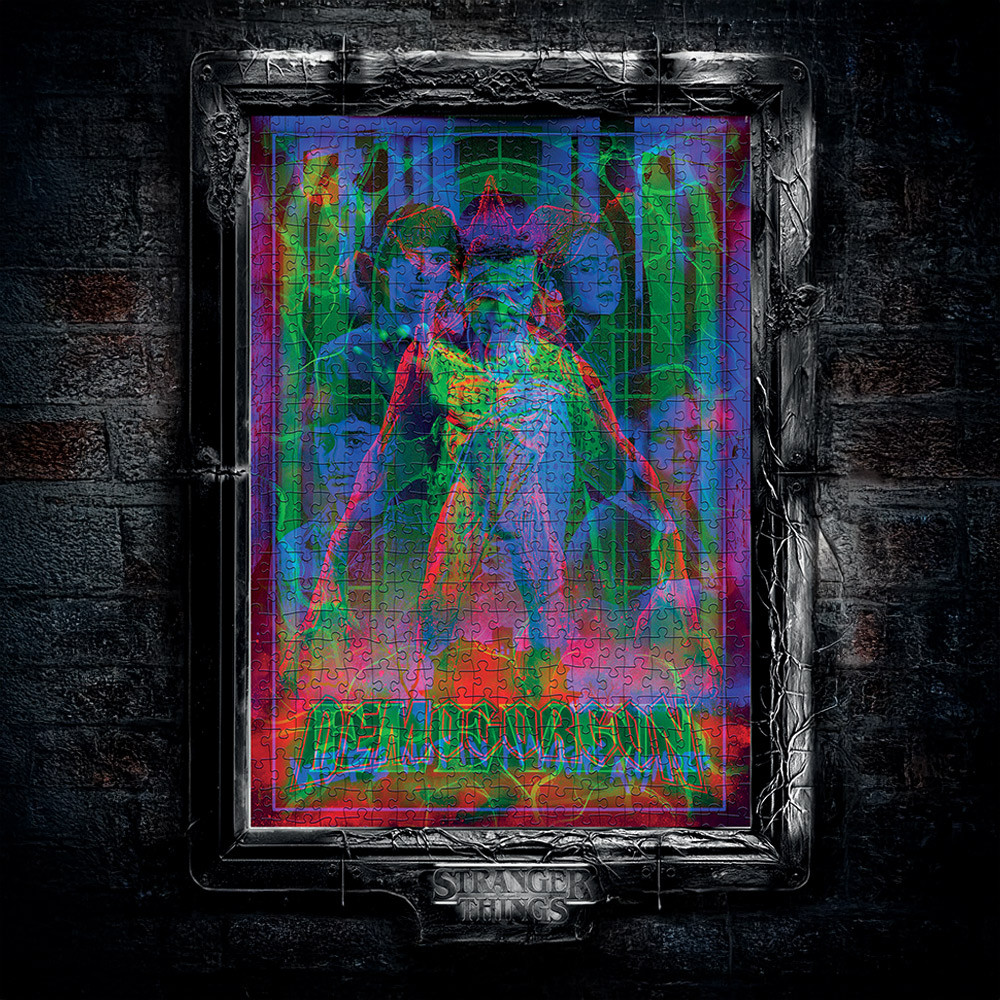 Netflix Light Stranger Things Demogorgon Metamorphic Puzzle Art