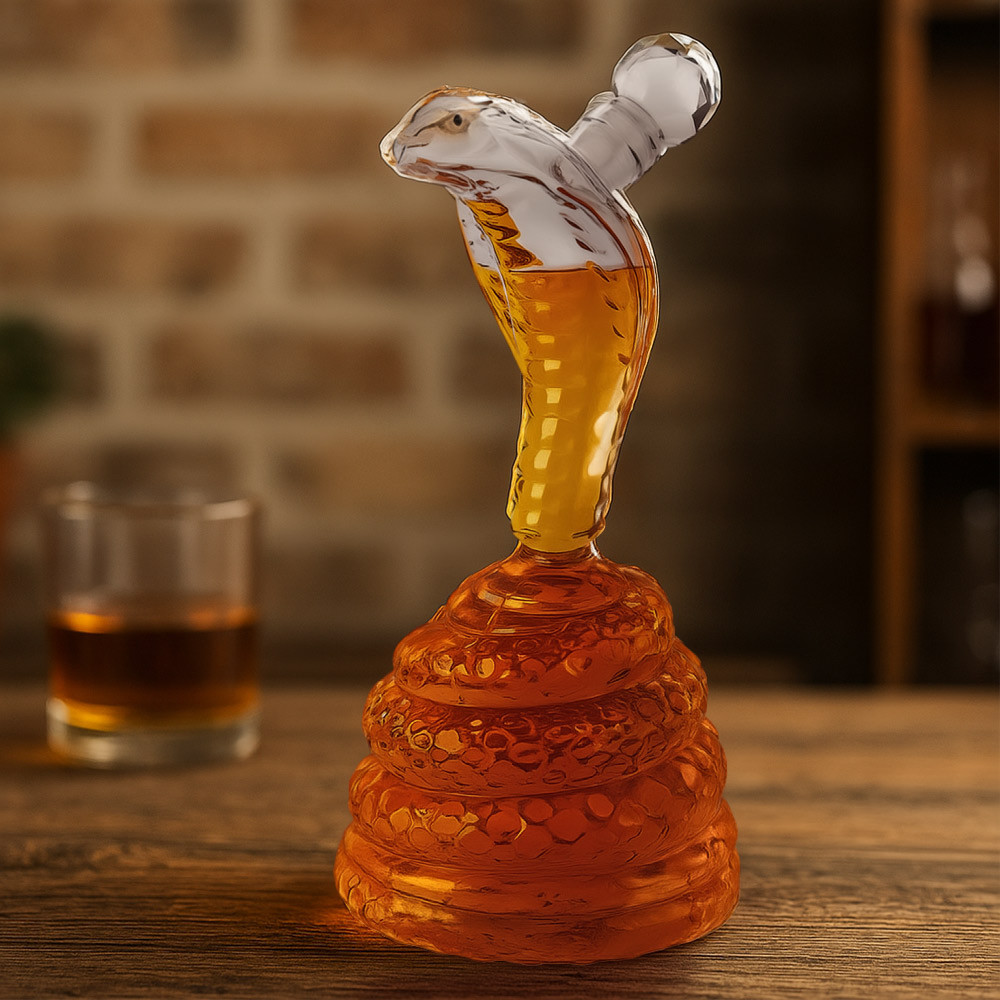Kimm And Miller (Uk) Ltd Glass Cobra Decanter