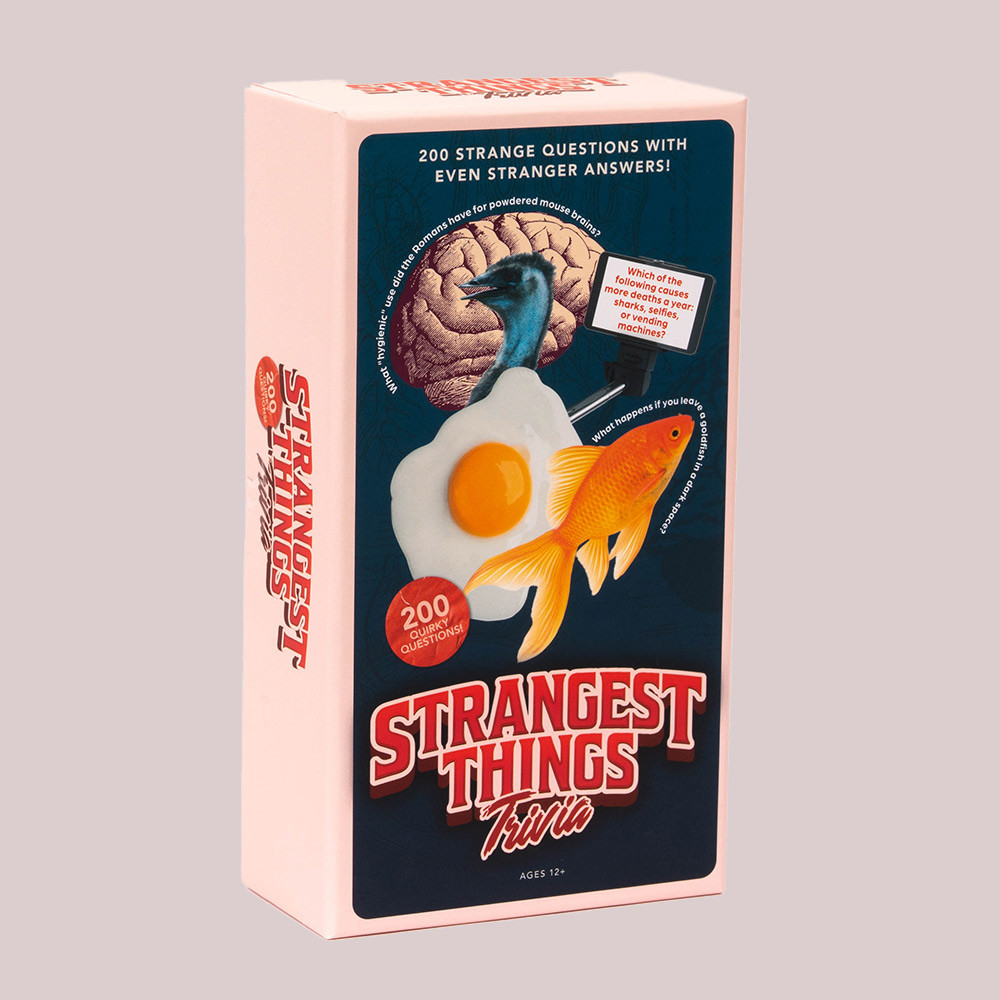 Stranger Things Strangest Things Trivia Card Game