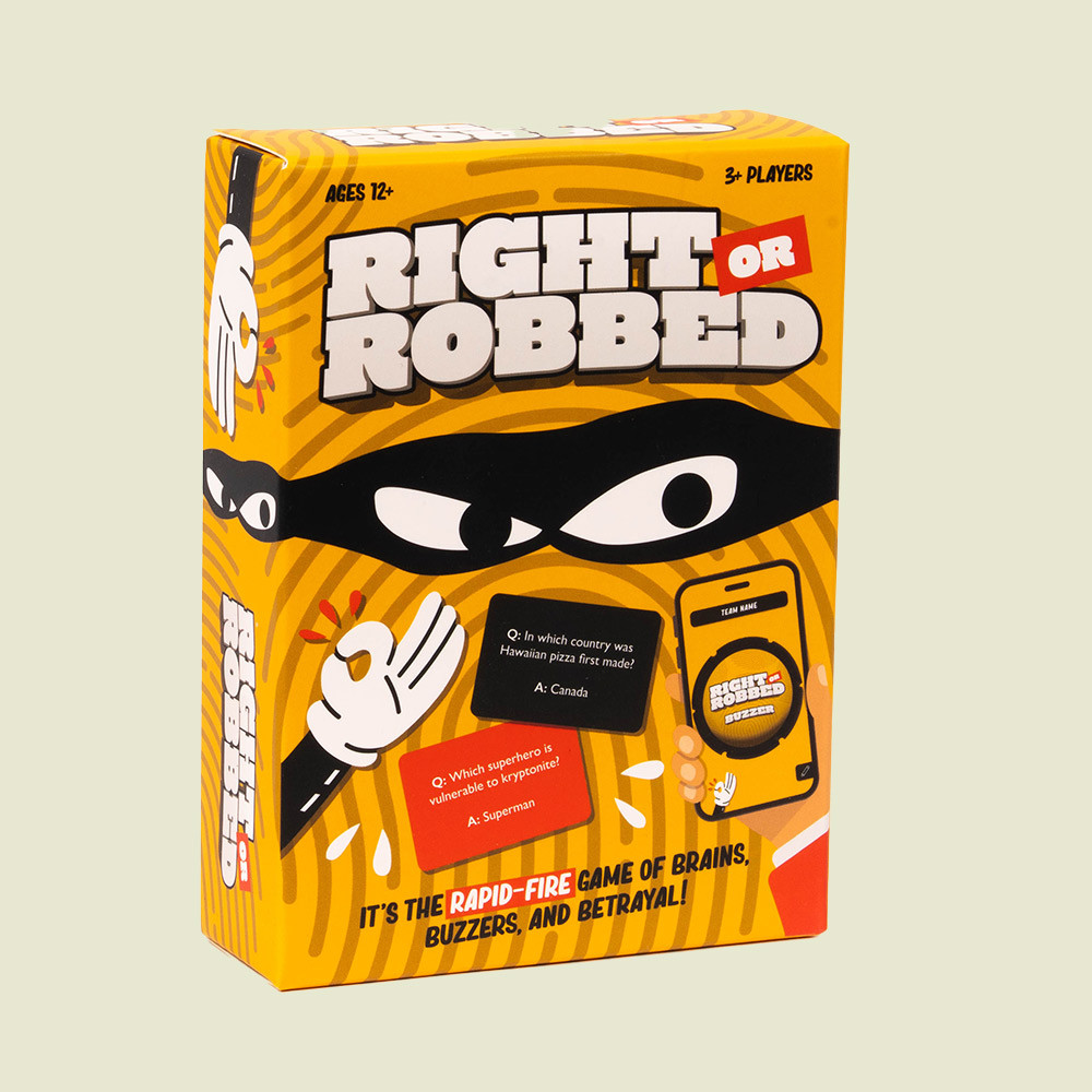 Professor Puzzle Ltd Right Or Robbed Card Game