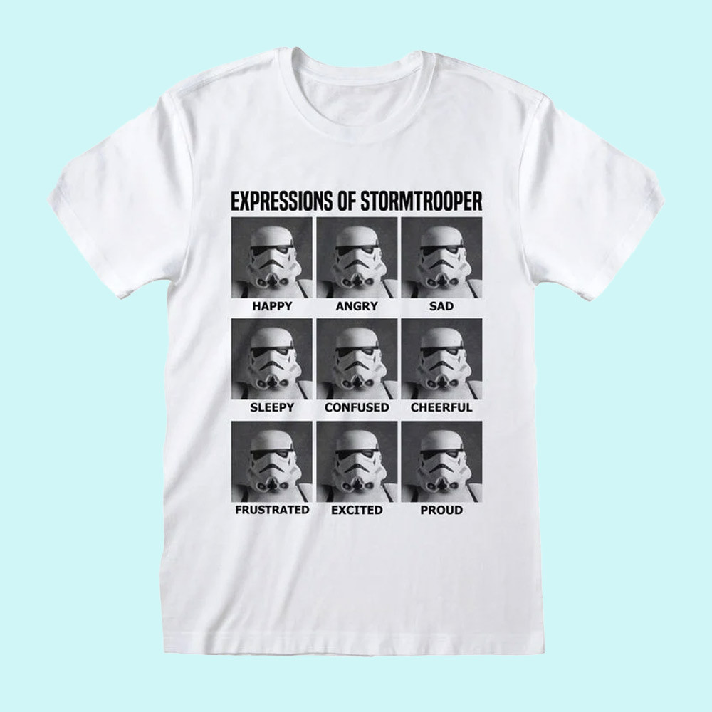 Star Wars Star Wars: Expressions Of Stormtrooper T-Shirt Medium