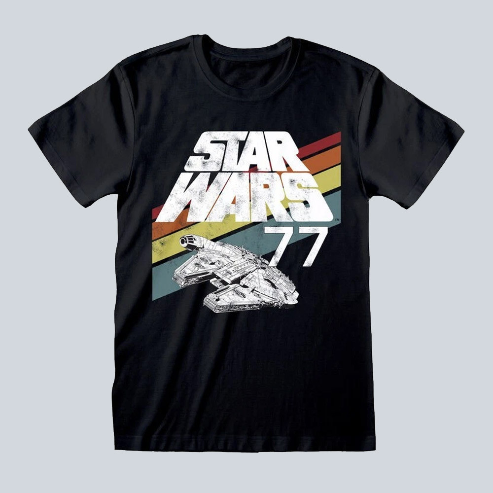 Star Wars Classic 77 Millenium Falcon T-Shirt Large