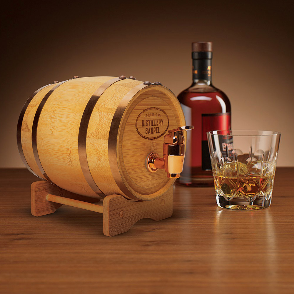 Connoisseur Creations Bamboo Whiskey Barrel